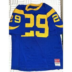 Vintage Los Angeles Rams Eric Dickerson Sand Knit Medalist Jersey Size 50 XL